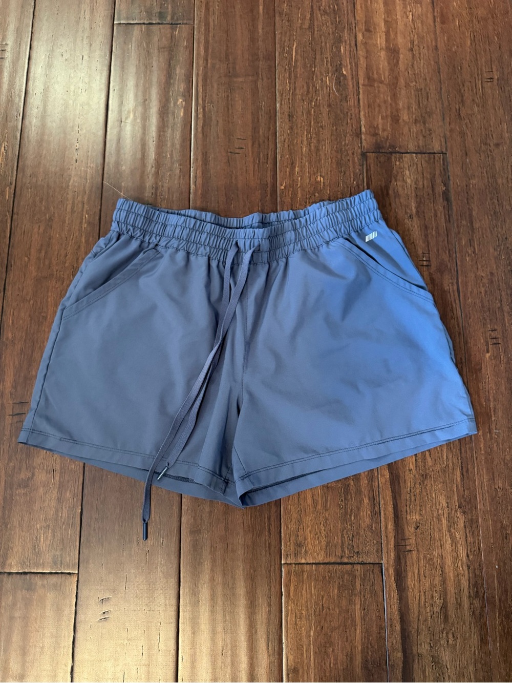 Amazon Essentials Women's Athletic Drawstring Shorts - Slate Blue